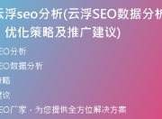 SEO推广，一朵浮云的力量