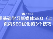 SEO从零开始学留痕