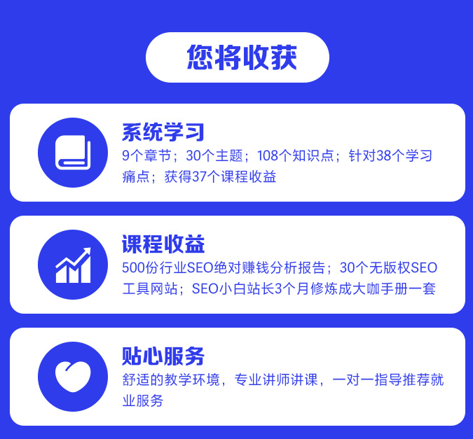 SEO课程介绍的使用