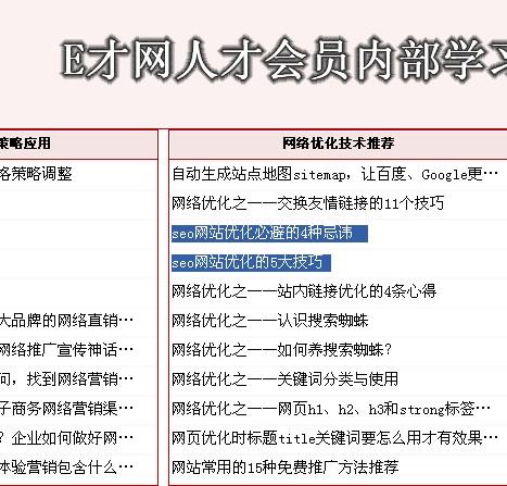 网络优化SEO学什么