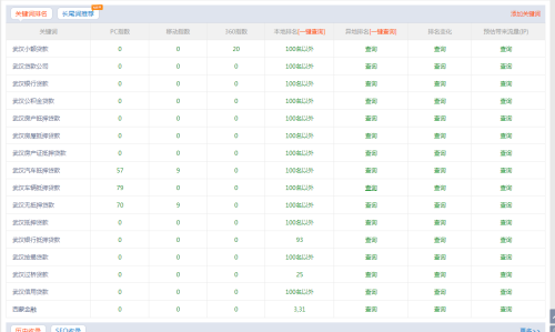 网站SEO评分多少算高？